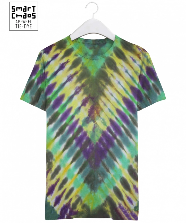 Футболка Tie-Dye V-Дизайн Арт 169 фото 1