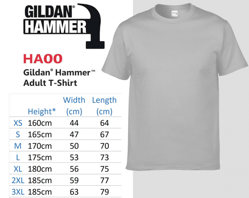 Футболка Gildan Hammer Белая фото 3
