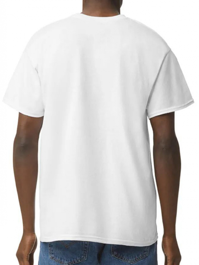 Футболка Gildan Heavy Cotton Белая фото 2