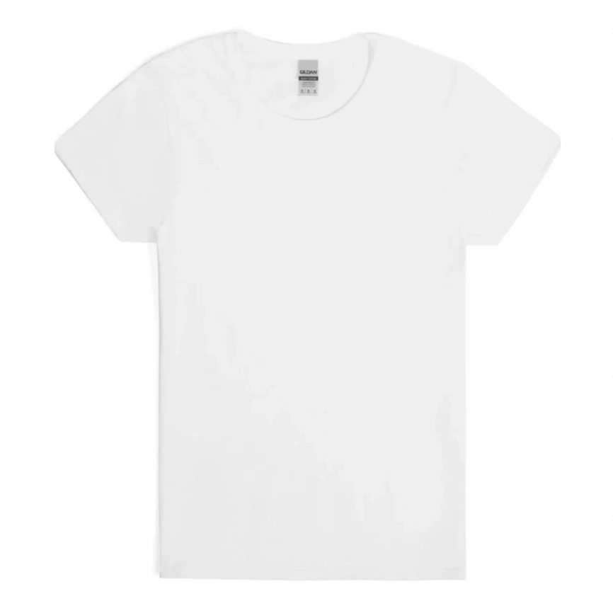 Футболка Gildan Heavy Cotton Женская Белая фото 2