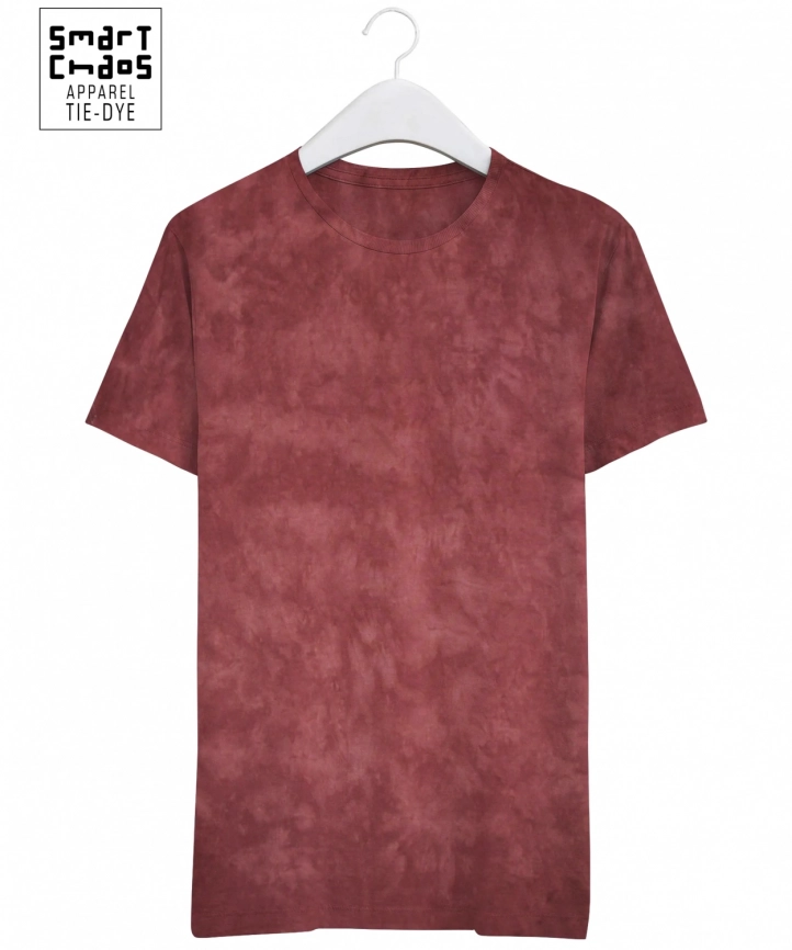 Футболка Tie-Dye Коричневая Chocolate Brown фото 1